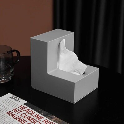 Nordic Style Modern Right Angle Tissue Box Home Living Decor
