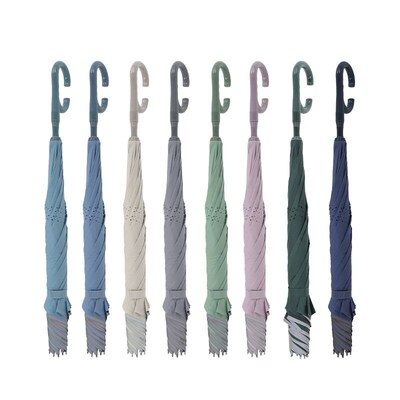 lor Matching Double-layer Automatic Reverse Umbrella Uv-proo