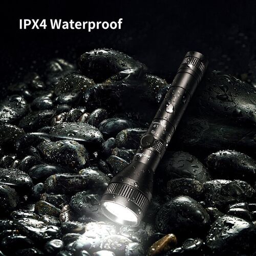 PEETPEN L9 USB Rechargeable LED Flashlight Pocket Torch 4 Mo