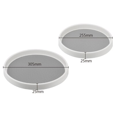 Condiment Storage Rack Kitchen Storage Tray Round Shelf Pant