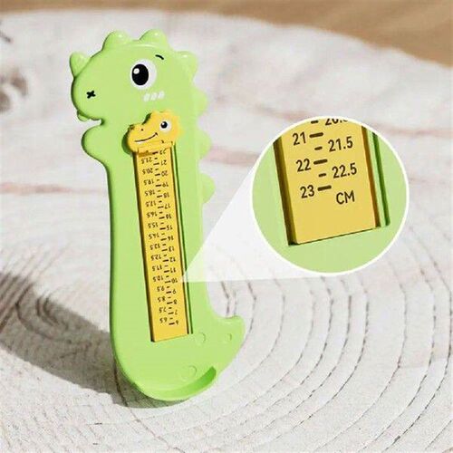 Portable Foot Measuring Device Cartoon Sliding Baffle Kids