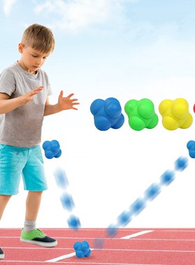 1Pc Hexagonal Reaction Ball Silicone Agility Coordination Re