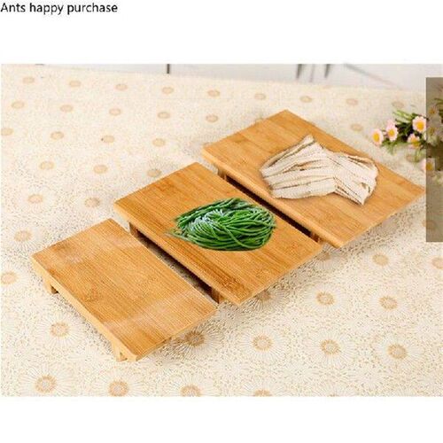 Rectangular Bamboo Dinner Plate Home Use Restaurant Dinner