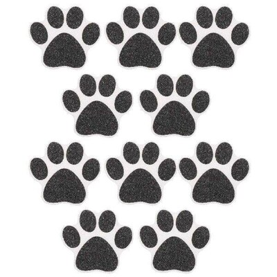 10 Pcs Footprint Anti-slip Stickers Shower Floor Grips Tub