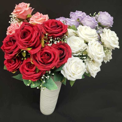 Home decoration ornaments 9 imperial concubine rose simulati