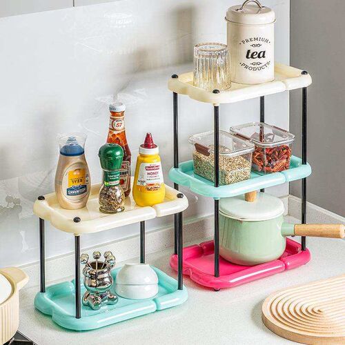 High-end Cream-themed Cosmetics Desktop Multi-level Storage