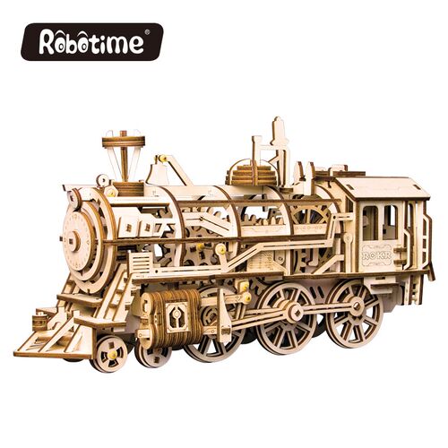 Robotime DIY 3D Wooden Mechanical Puzzle  Model Building Kit