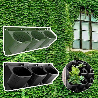 Durable Wall Hanging Pockets Planting Pot Garden Plant