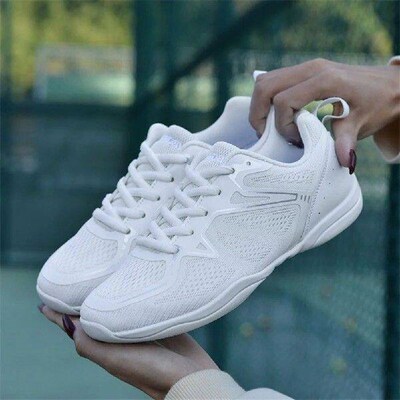 White Cheerleading Shoes Cheer Dance Shoes Breathable