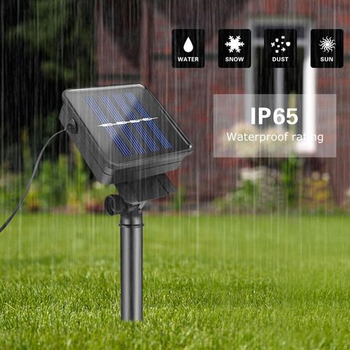 6M Lanterns Garden Light Outdoor Solar Lamp garland Water dr