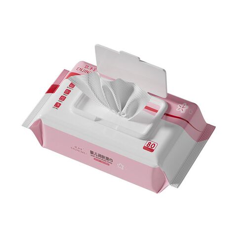 Disposable Newborn Baby Wet Wipes 80 Sucking Wet Wipes with