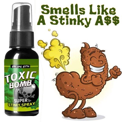 kids toys Novelties Liquid Fart Gag Prank Joke Spray Can Sti