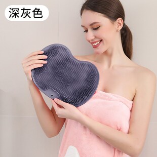 Pad Scrubber Back Foo MultiFunctional AntiSlip Bath Silicone