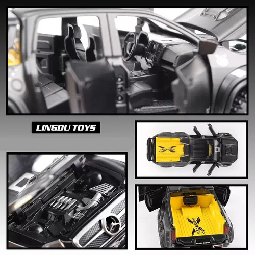 1:28 X-Class 6*6 Wheel Alloy Pickup Car Model Diecast & Toy