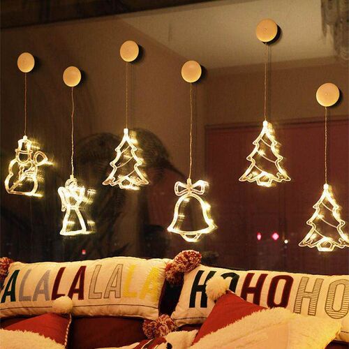 Christmas LED lights suction cup lights decoration圣诞装饰
