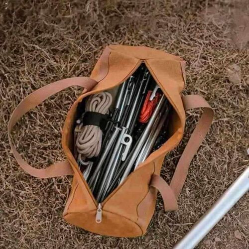 Camping Tools Storage Bag Large Capacity Cylinder Tent Stake