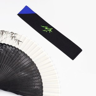 Fn风度竹叶扇袋丝绸刺绣扇折扇保护袋扇子配件文创送礼定制