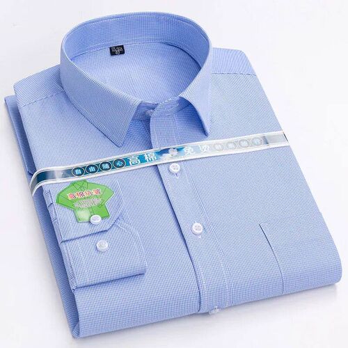 2023 Mans Iron Free Easy Care Long Sleeve Chemise Homme for