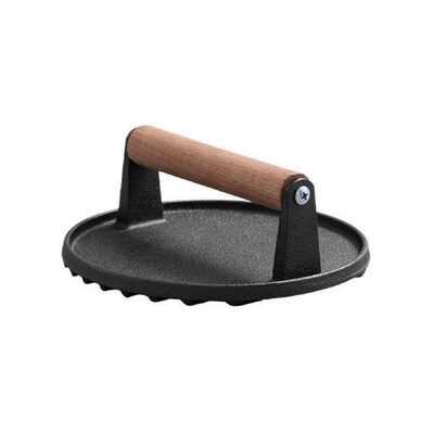 Professional Grade Grill Press Safe Cast Iron For Barbecue