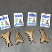 带回送人 刮痧梳头部按摩穴位按压木梳疏通经络按摩梳 原生檀木