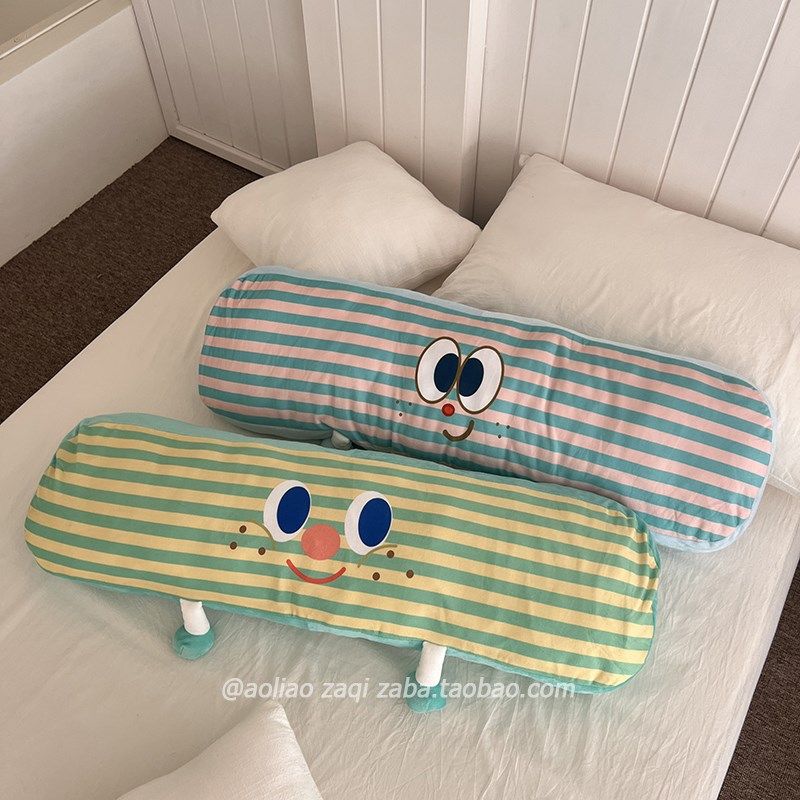 搞怪大眼睛长条抱枕女生睡觉夹腿侧睡枕头卧室床头靠垫宿舍可拆洗,居家布艺,靠垫/抱枕,淘宝优惠券,粉丝福利购,淘宝优惠卷