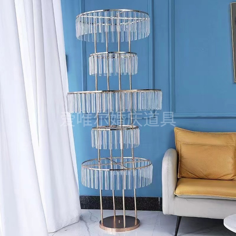 新款婚庆道具铁艺几何架子双层摩天轮背景摆件婚礼场地布置装饰灯,节庆用品/礼品,路引,淘宝优惠券,粉丝福利购,淘宝优惠卷