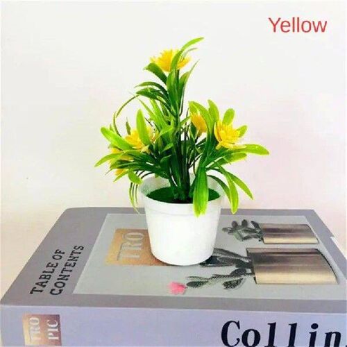 Artificial Lotus Simulated Potted Plant 13*18cm Plastic