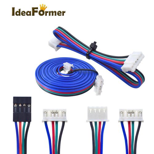 1Pcs 10cm/50cm/100cm/150mm Stepper Motor Cables 6pin PH2.0-4