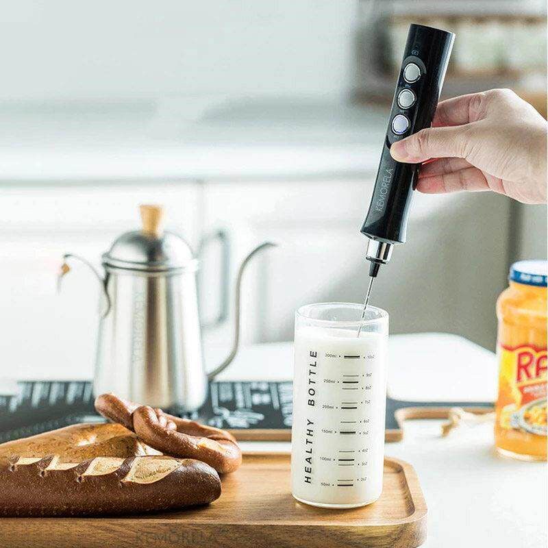 Electric Milk Frother Foam Maker Mixer Coffee Drink Frothing图片