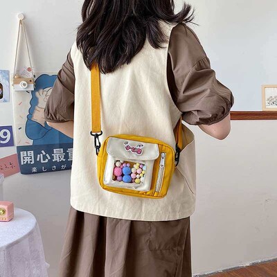 New Style Bag Womens Ins College Style Cute Soft Girl Shoul