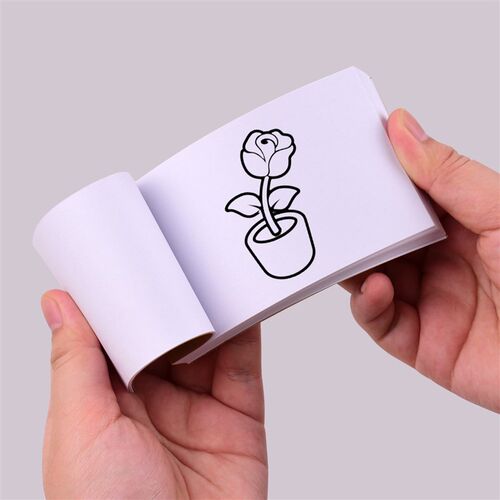 Drawing Paper Flipbook Flip Book Kit with Light Pad LED Ligh