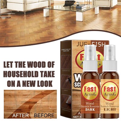 JUE-FISH Wood Floor Scratch Repair Spray, Color Restoring an