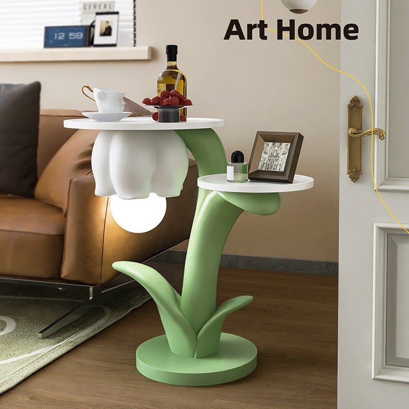 花朵落地摆件客厅大型电视柜沙发旁边几奶油风装饰品乔迁新居礼品,家居饰品,落地摆件,淘宝优惠券,粉丝福利购,淘宝优惠卷