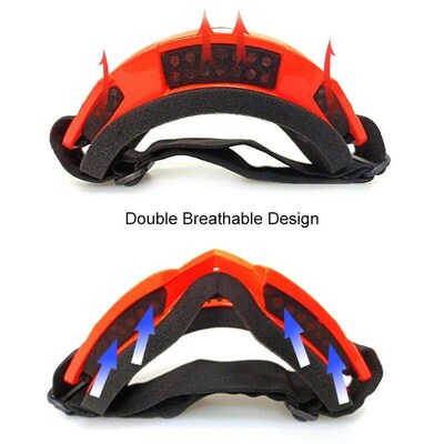 Skiing Goggles Transparent Windproof Motorcycle Goggles Cycl