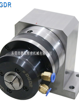 德锐DGDR小型气动夹头主轴集成 气动卡盘总成 自动化设备筒夹夹头