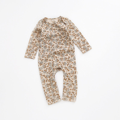 0-24M Newborn Kid baby Boys Girls Clothes Spring Print Rompe