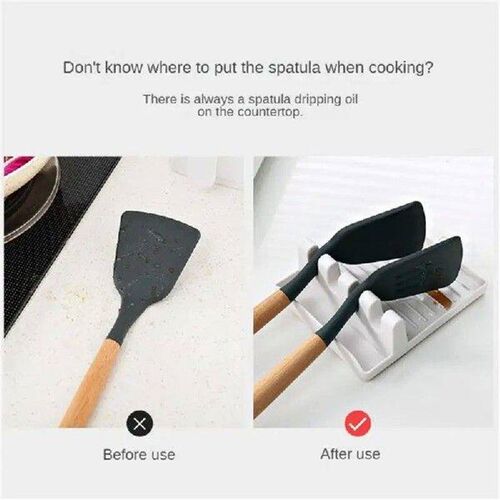 1~5Pcs Kitchen Spoon Rest Kitchen Organizer For Fork