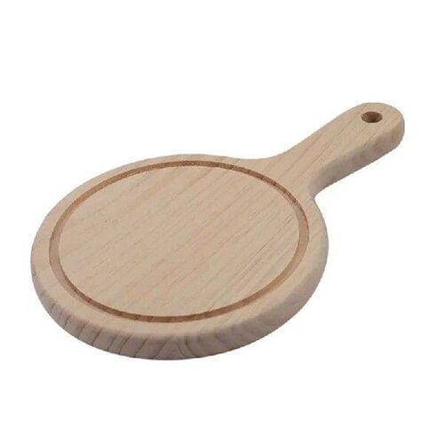 Practical Pizza Wooden Round Board With Handle Pizza Baking