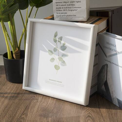 Nordic simple wooden photo frame square picture frames 相框