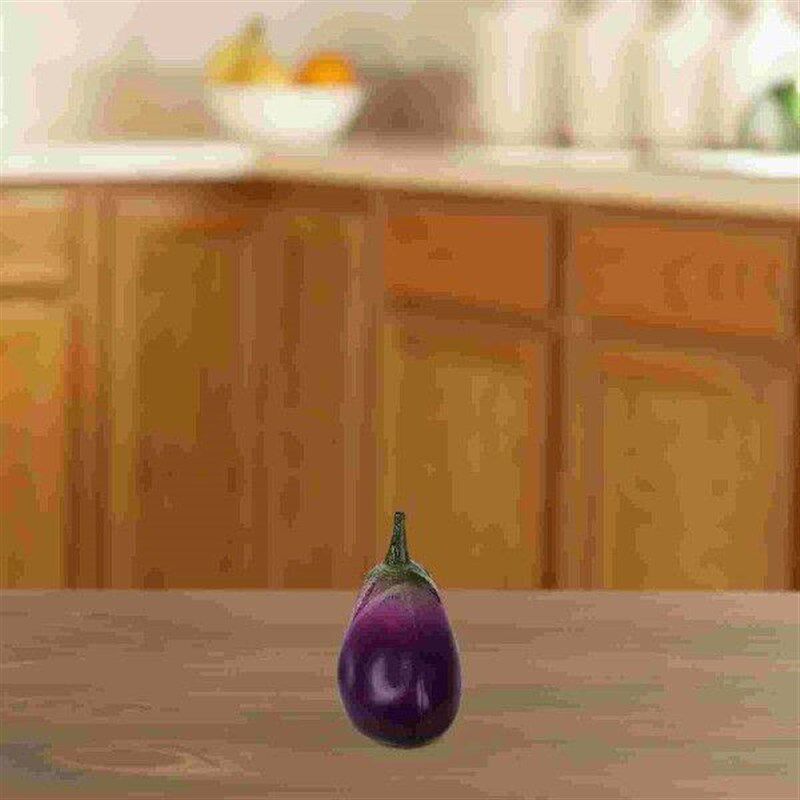 Teaching Aids Simulated Eggplant Model House Decorations - 实物图