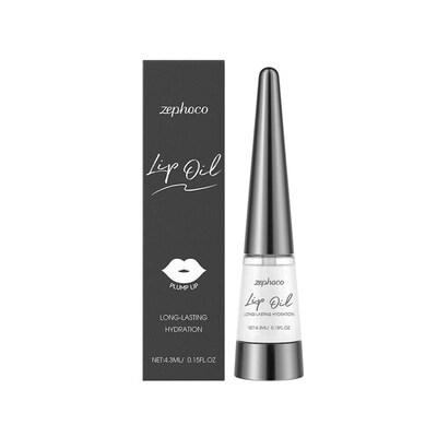 Zephoco Black Nourishing Lip Oil - Gentle Care, Hydration, a