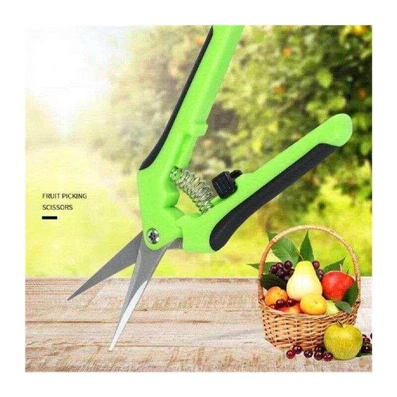 New Stainless Steel Pruning Shears Gardening Scissors For - 实物图