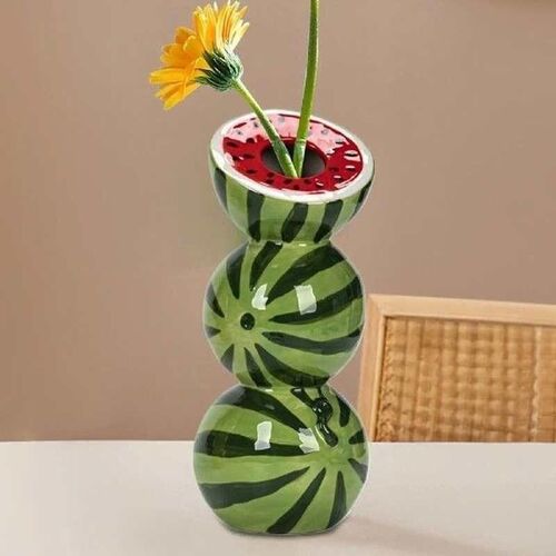 Fruit Vase For Flowers Decorative Ceramic Vase For Flowers