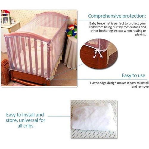 Baby Crib Cot Flies Net For Infant Bed Mosquito Nets Insect