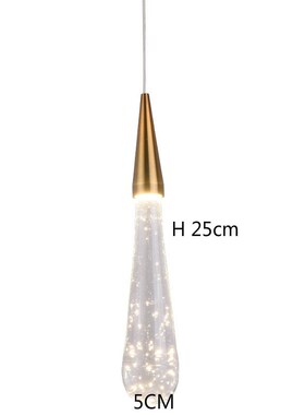 Meteor Rainwater Crystal  Pendant Lamp Modern Simple Creativ