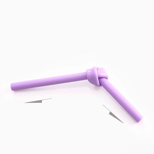 Leeseph Reusable Silicone Drinking Straws, Big Size Flexible