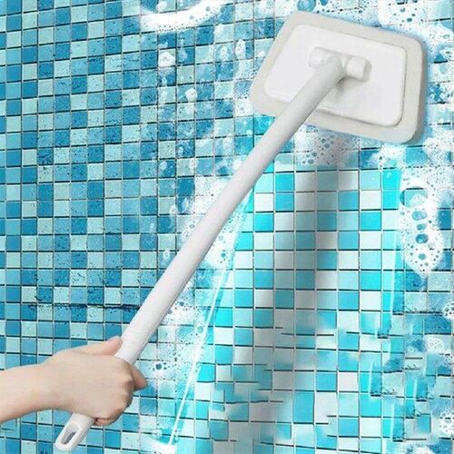 Multi-Functional Bathroom Wall Brush Long Handle Removable