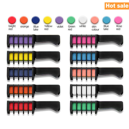 10PCS Hair Color Chalk Hair Mascara New Design Crayons