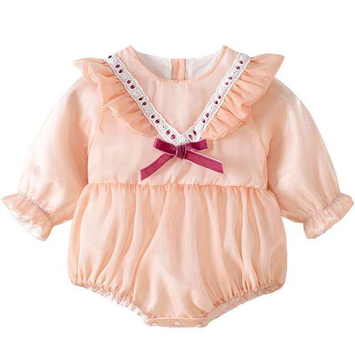 Baby clothes spring clothes newborn baby girl jumpsuit princ