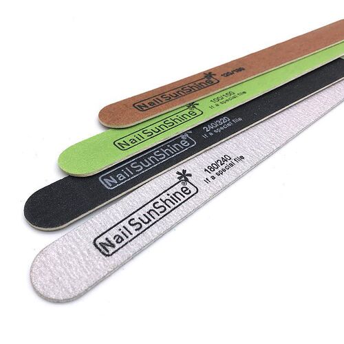 20Pcs Lime A Ongle Nail Sunshine Wooden Nail Files Kit 240/3
